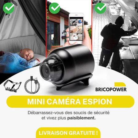 Mini Caméra wifi X5 de surveillance haute définition